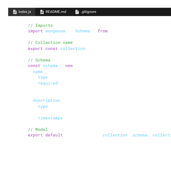Code editor showing JavaScript source code